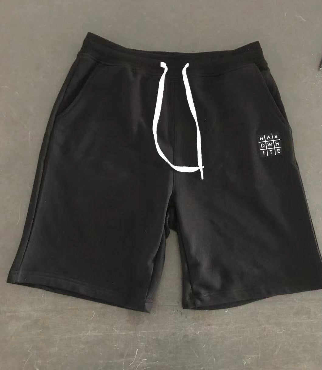 Vans distort type black sweat shorts sale